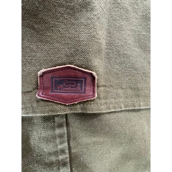 "Woolrich" VNTG Aztec Wool Lined Trench Barn Chore Horses 1883 1923 Coat SZ M - Picture 15 of 16